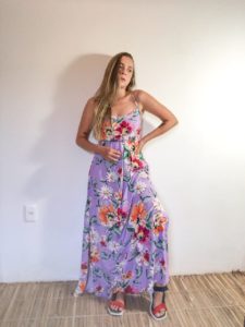 Vestido longo floral 2
